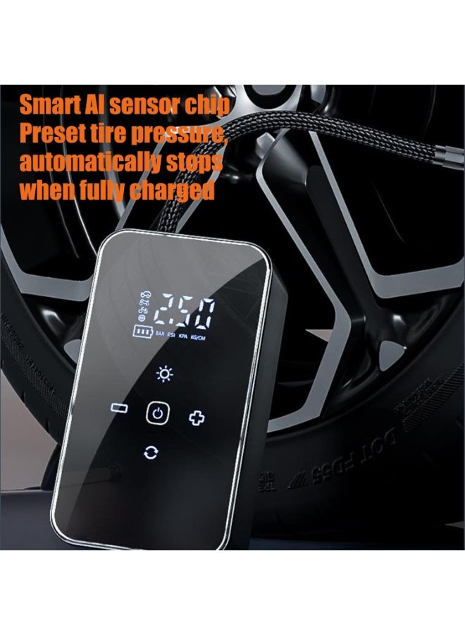 Arabest Air Compressor Tire Inflator Pump Car Portable 150 PSI Fast Inflation with LCD Dual Screen [Cordless & Strong Power] Electric Tire Pump for Car Tire For Car Bicycle Motorcycles Ball - Image 2